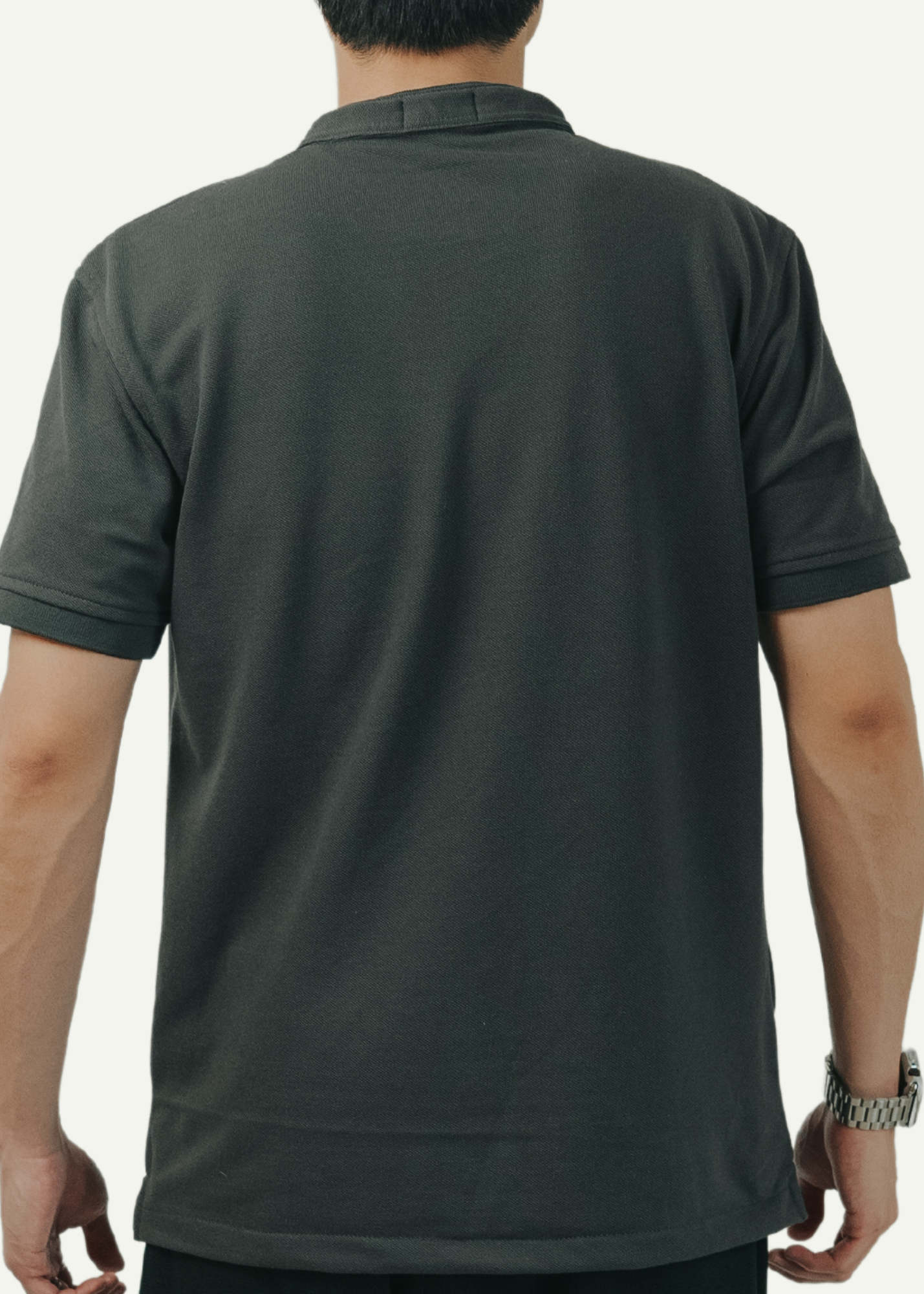 PIQUÉ POLO SHIRT (DARK GRAY)
