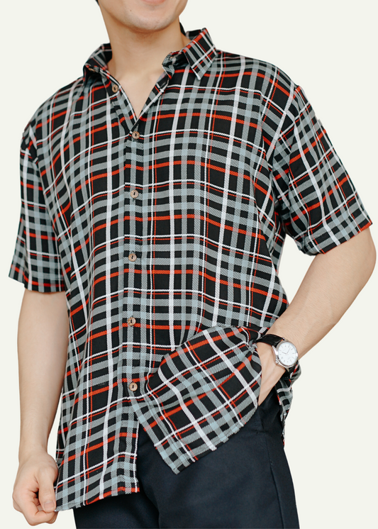 TEX REGULAR COLLAR PRINTED POLO