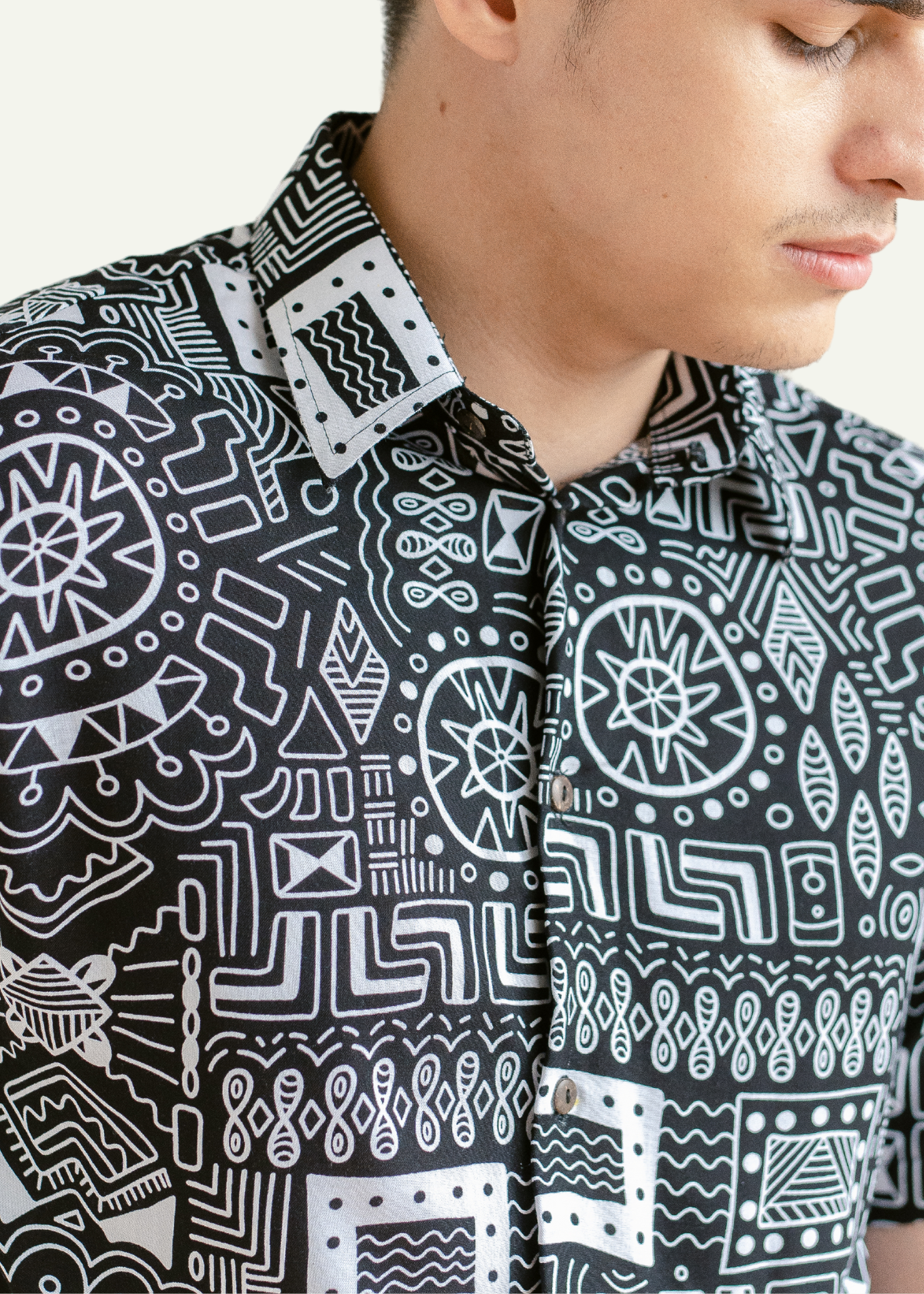 AZTEC REGULAR COLLAR PRINTED POLO