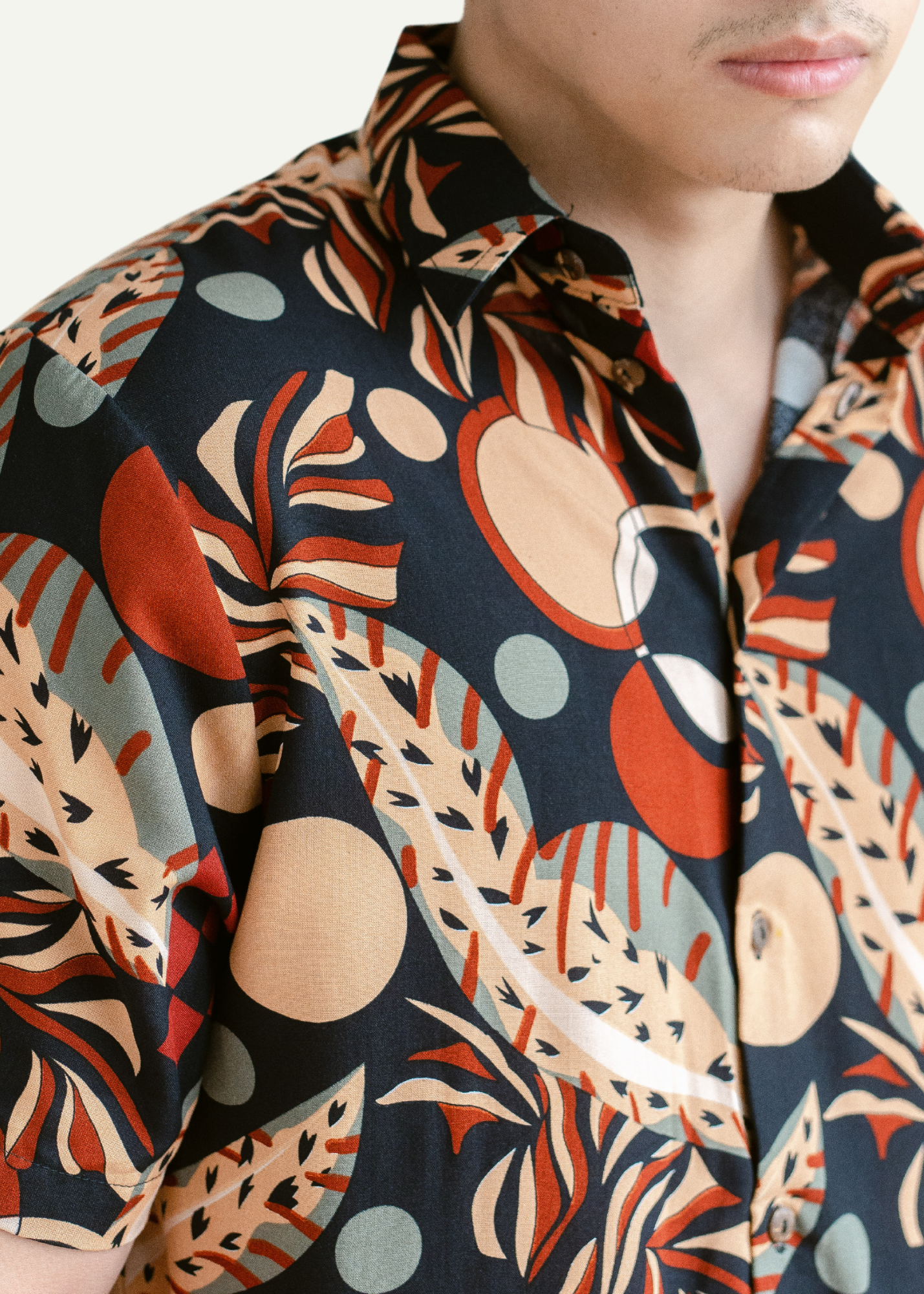 MAZON REGULAR COLLAR PRINTED POLO