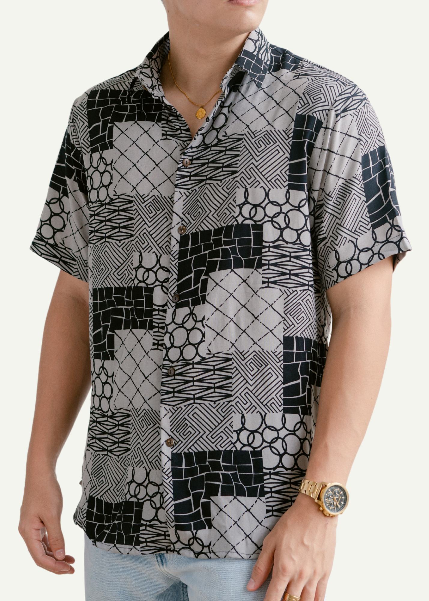 GROVE REGULAR COLLAR PRINTED POLO