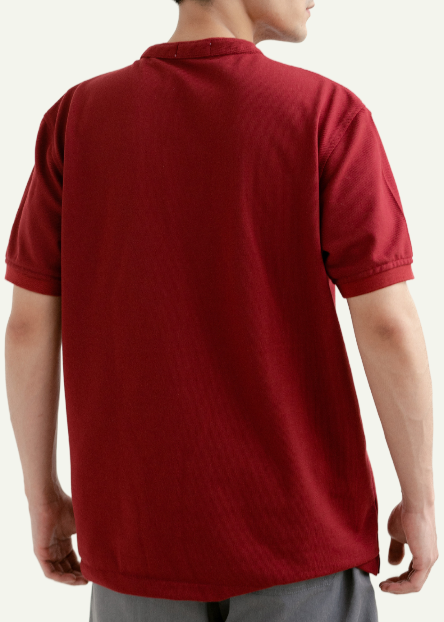 PIQUÉ POLO SHIRT (MAROON)
