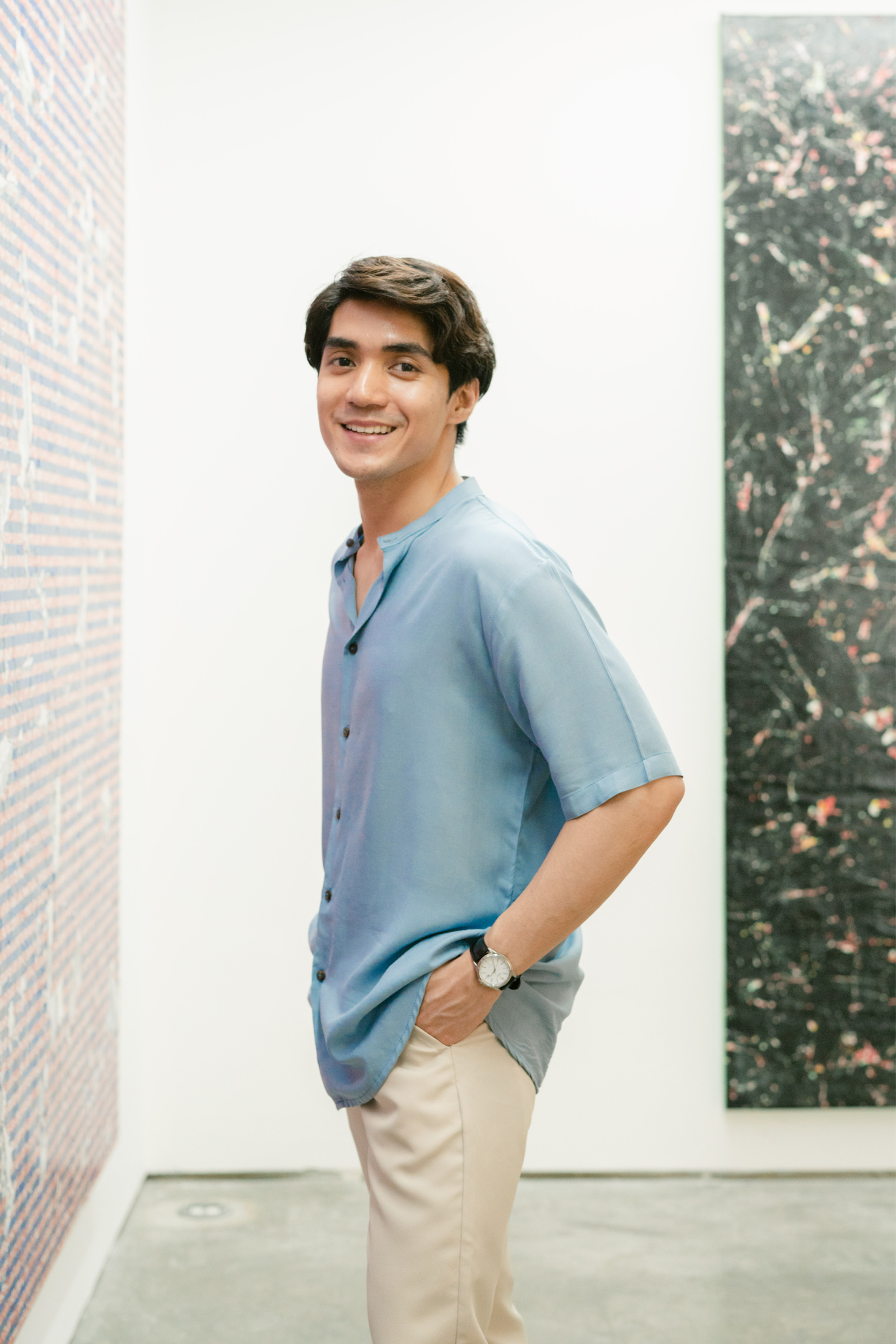 HORI GRANDAD POLO (LIGHT BLUE)