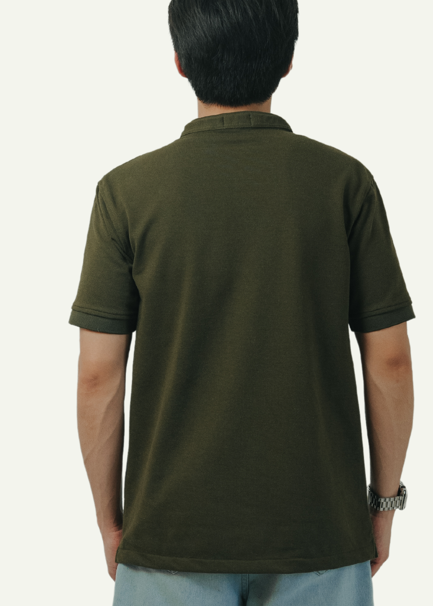 PIQUÉ POLO SHIRT (ARMY GREEN)