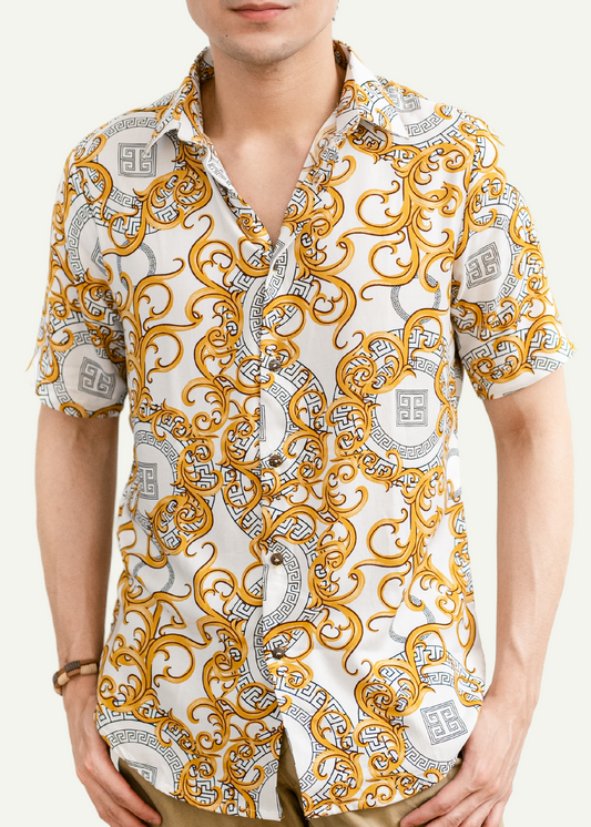 RELIC REGULAR COLLAR PRINTED POLO