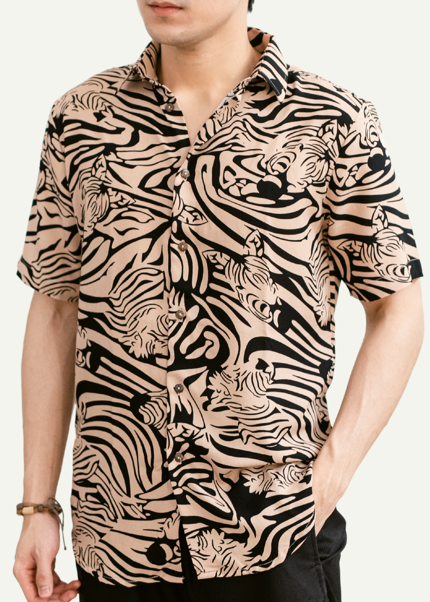 ZEB REGULAR COLLAR PRINTED POLO
