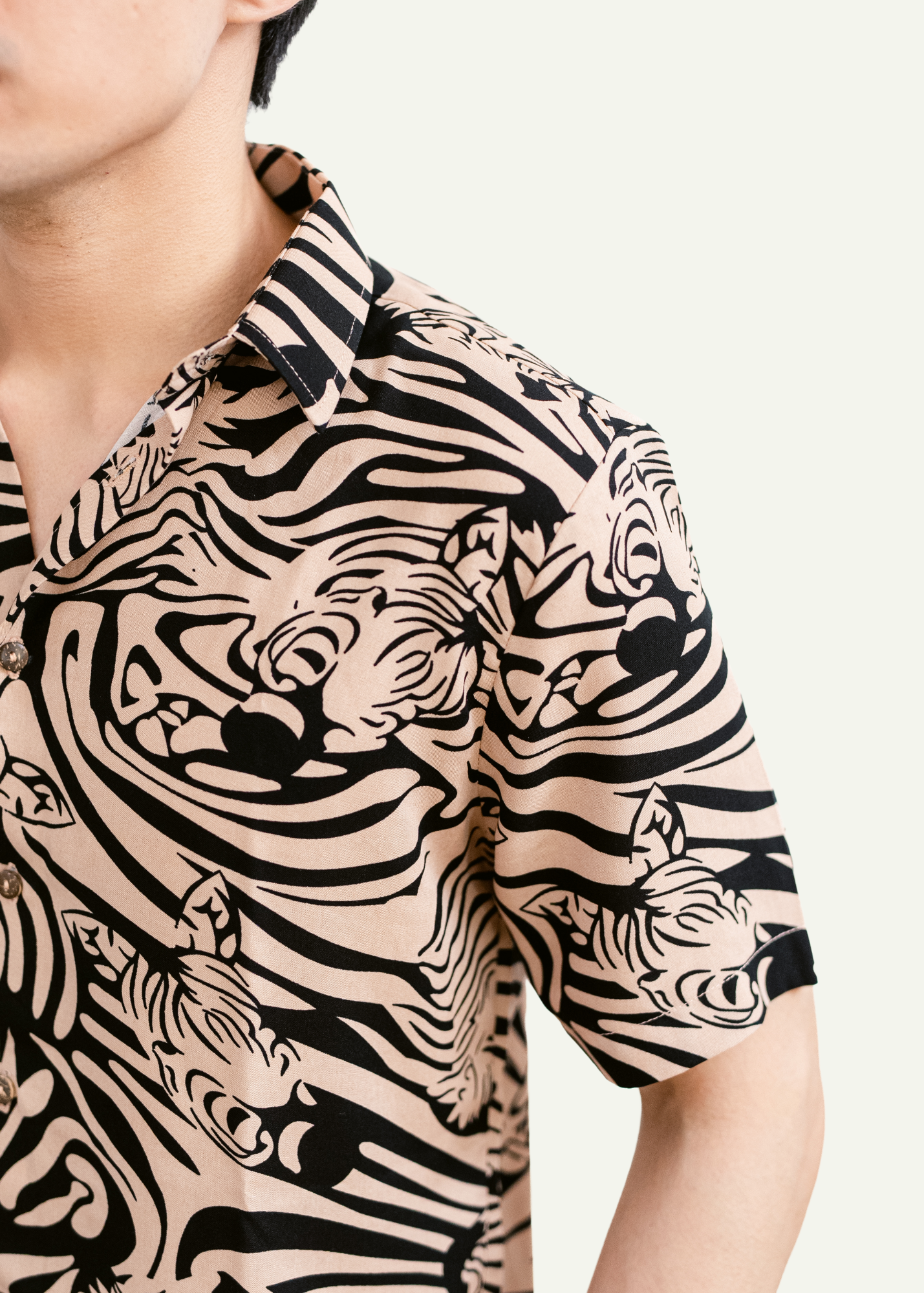 ZEB REGULAR COLLAR PRINTED POLO