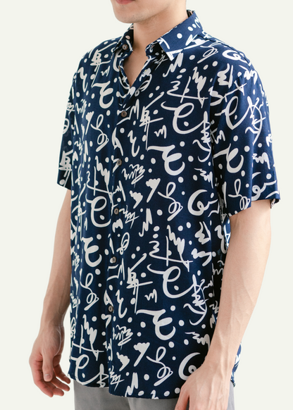 SIG REGULAR COLLAR PRINTED POLO