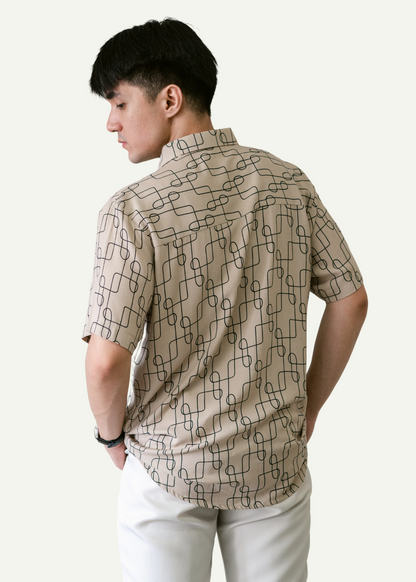 KLAY REGULAR COLLAR PRINTED POLO