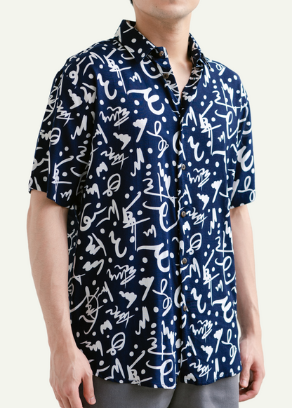 SIG REGULAR COLLAR PRINTED POLO