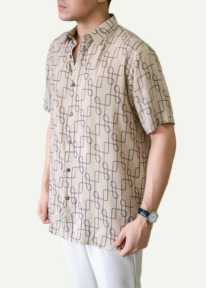 KLAY REGULAR COLLAR PRINTED POLO