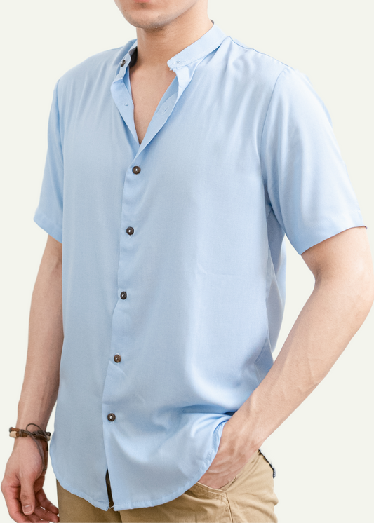 HORI GRANDAD POLO (LIGHT BLUE)